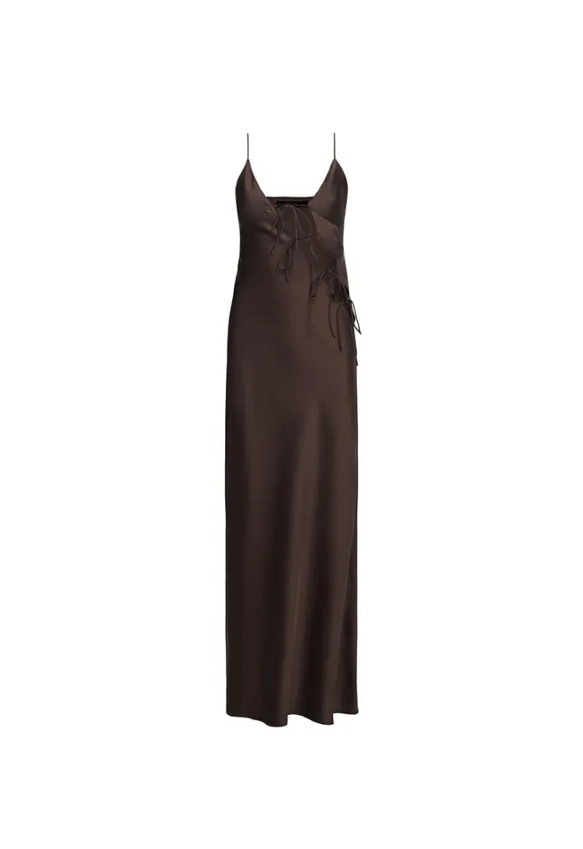 Lioness Fashion ABOUT A GIRL MAXI Chocolate Women Dresses