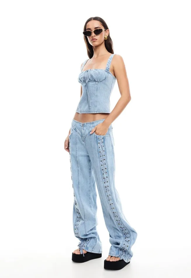 Lioness Fashion DAYDREAM CORSET Classic Denim Women Denim