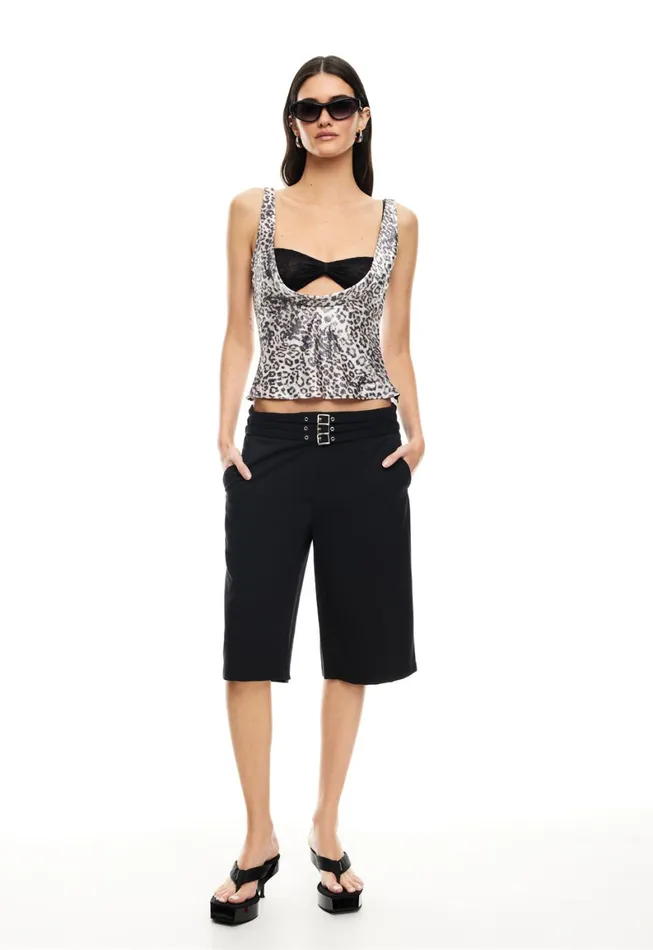 Lioness Fashion DELILAH TOP Leopard Fade Women Tops