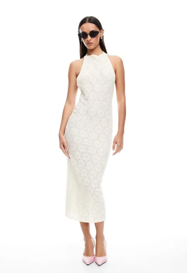 Lioness Fashion MEMBERS ONLY MIDI Ivory Women Dresses