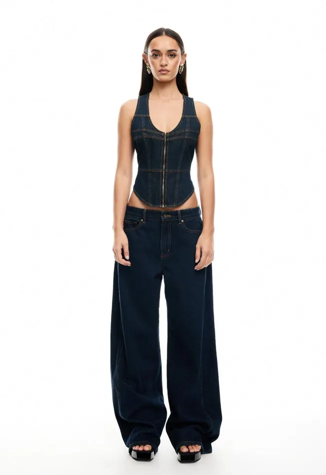 Lioness Fashion WESTWOOD TOP Indigo Women Denim