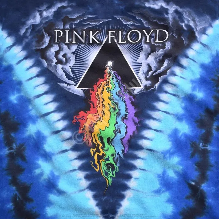 Liquid Blue Long Sleeve Men Prism River TieDye Long Sleeve TShirt
