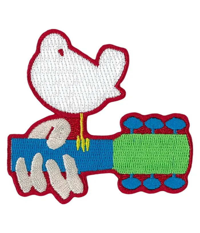 Liquid Blue Patches Accessories Woodstock Dove Guitar Patch