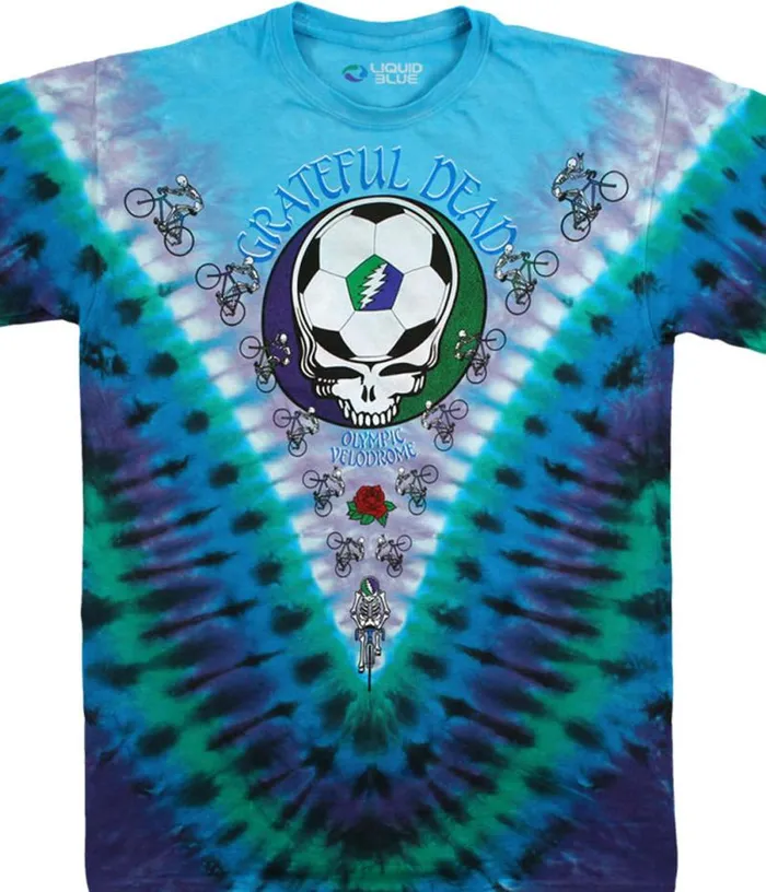 Liquid Blue TShirt Men Cal State TieDye TShirt