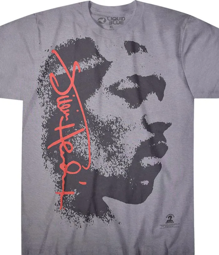 Liquid Blue TShirt Men Hey Joe Grey TShirt