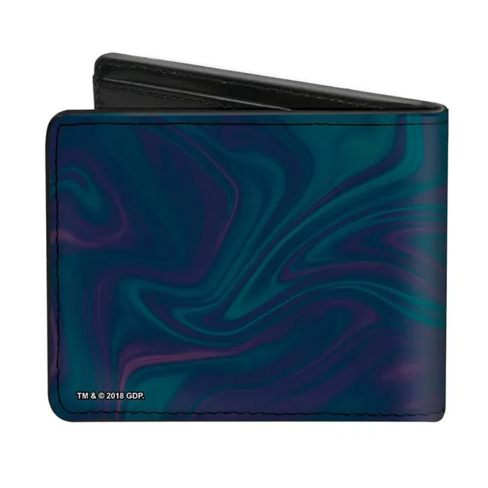 Liquid Blue Wallets Accessories GD Ying Yang Swirl BiFold Wallet
