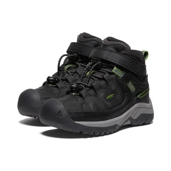 Little Kids039 Black Hiking Boots 8211 Targhee Mid WP Kids KEEN Playground Little Kids039 Black Hiking Boots 8211 Targhee Mid WP Kids KEEN Playground