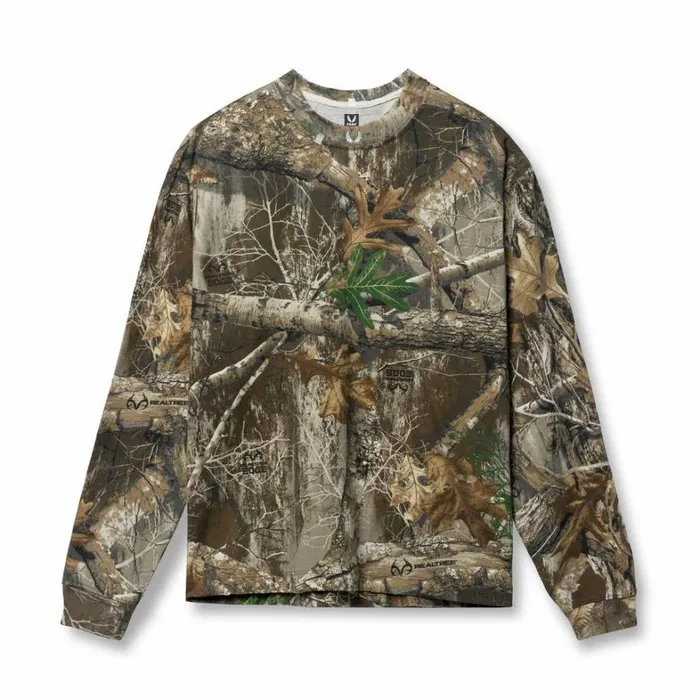 Long Sleeves Men ASRV Tech Essential Relaxed Long Sleeve Realtree Camo