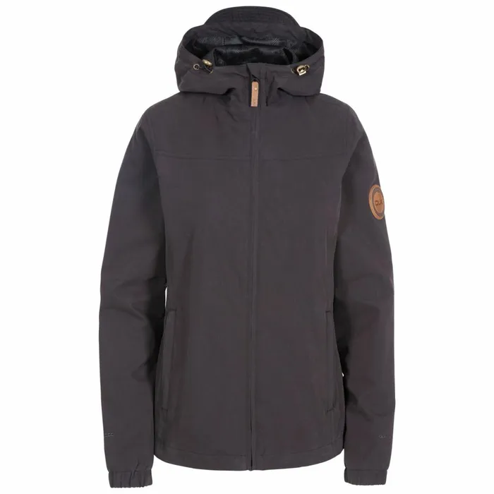 Lynden DLX Waterproof Jacket Black Women Trespass Waterproof Jackets