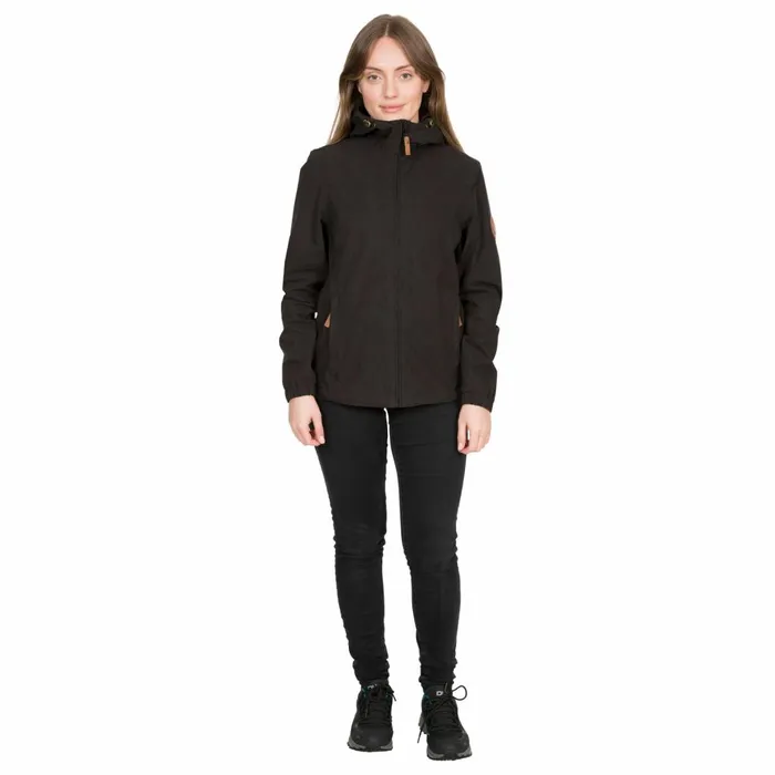 Lynden DLX Waterproof Jacket Black Women Trespass Waterproof Jackets