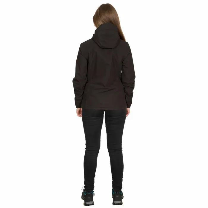 Lynden DLX Waterproof Jacket Black Women Trespass Waterproof Jackets