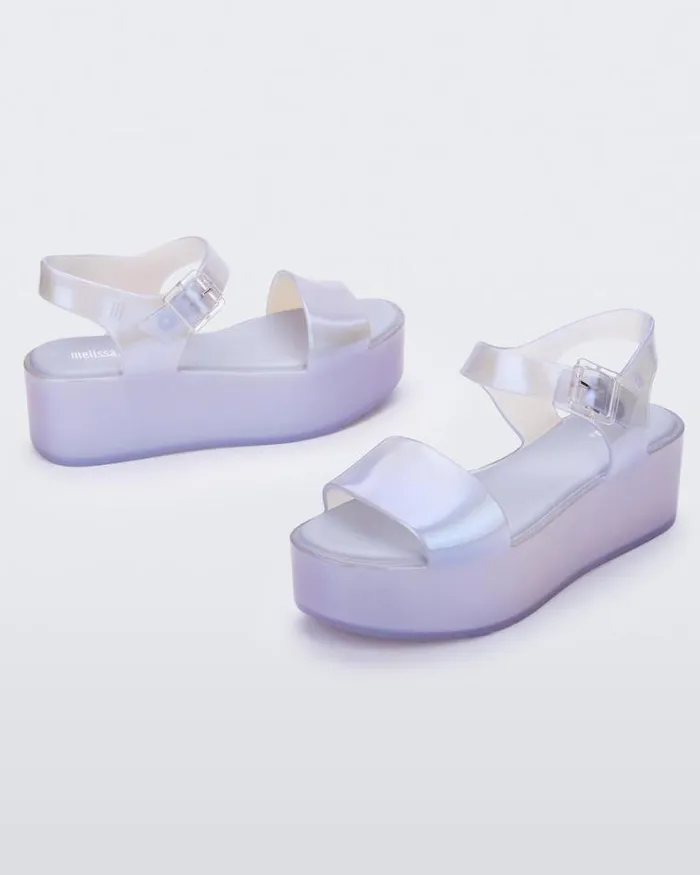 Mar Platform Pearly Blue Women Melissa Platforms