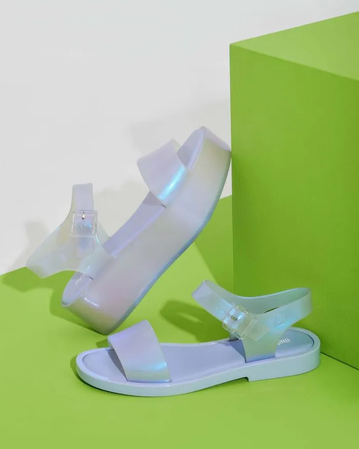 Mar Platform Pearly Blue Women Melissa Platforms