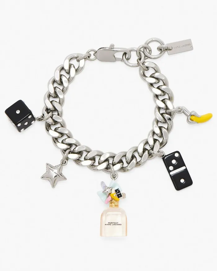 Marc Jacobs Bracelets Women Perfect Charm Bracelet Silverpink Multi