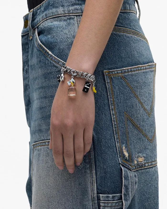 Marc Jacobs Bracelets Women Perfect Charm Bracelet Silverpink Multi