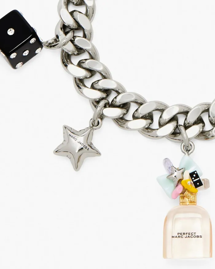 Marc Jacobs Bracelets Women Perfect Charm Bracelet Silverpink Multi