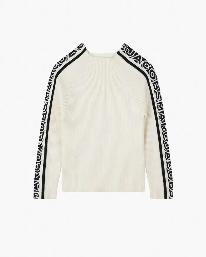 Marc Jacobs Kids The Knitlogo Sweater Ivory