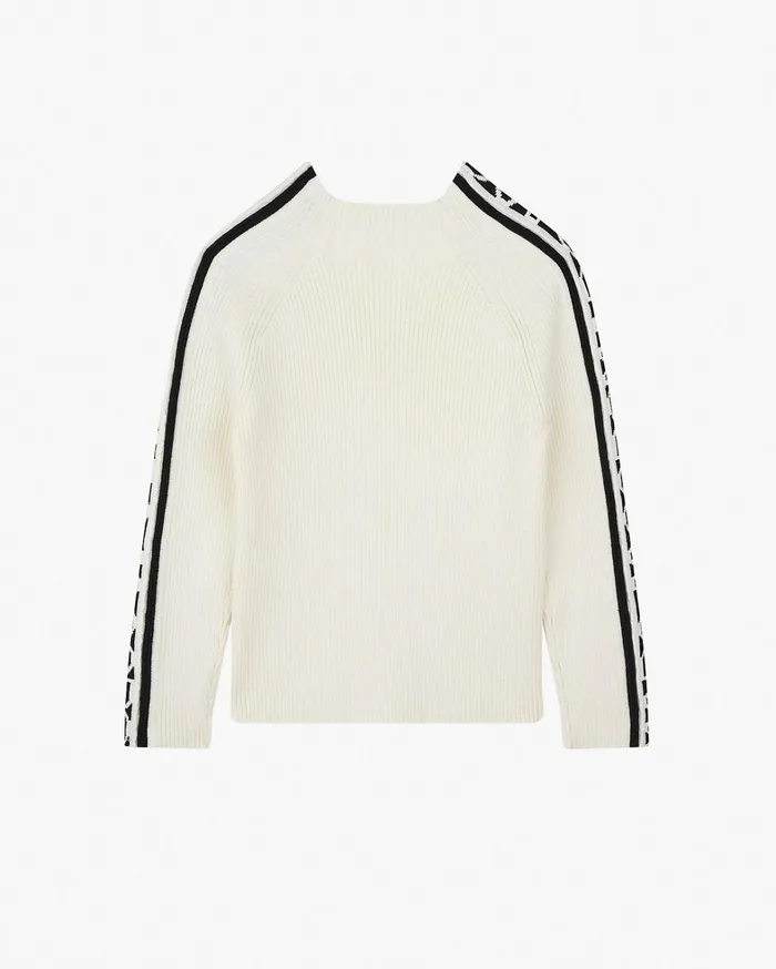 Marc Jacobs Kids The Knitlogo Sweater Ivory