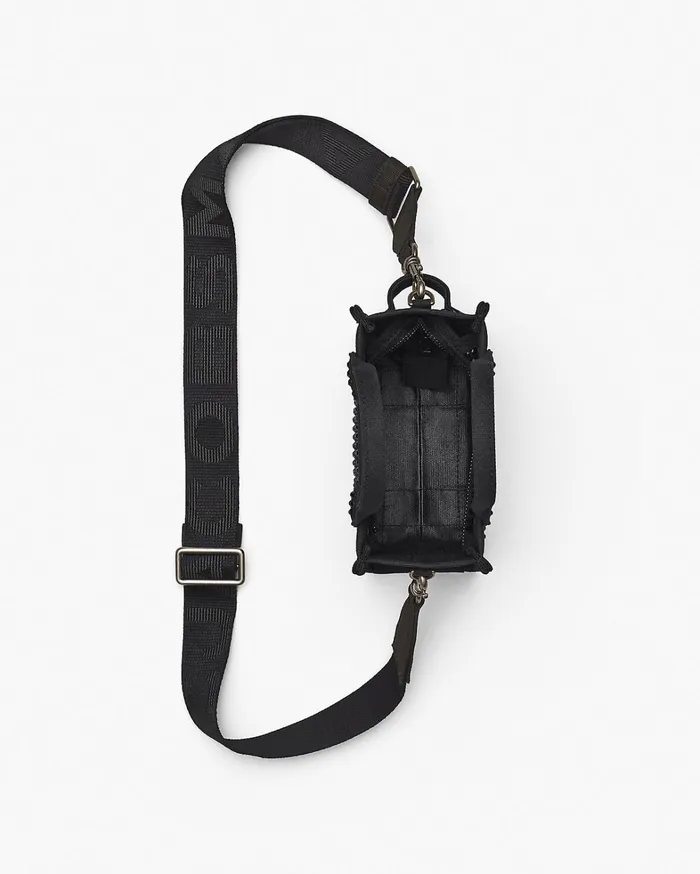 Marc Jacobs Mini Bags Women The Crystal Canvas Crossbody Tote Bag Black Crystal
