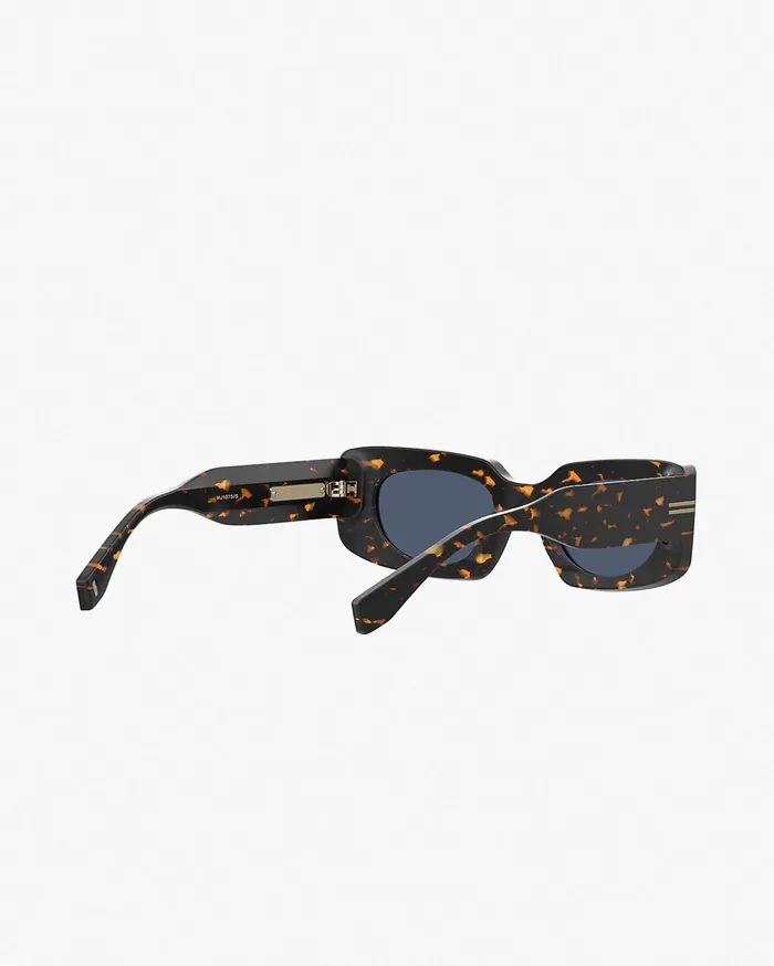 Marc Jacobs Sunglasses Women Icon Rectangular Sunglasses Havana