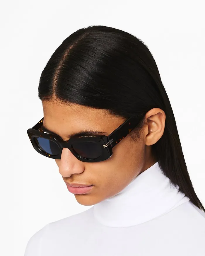 Marc Jacobs Sunglasses Women Icon Rectangular Sunglasses Havana