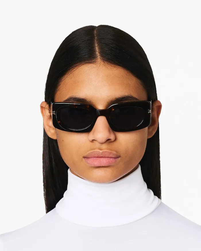 Marc Jacobs Sunglasses Women Icon Rectangular Sunglasses Havana
