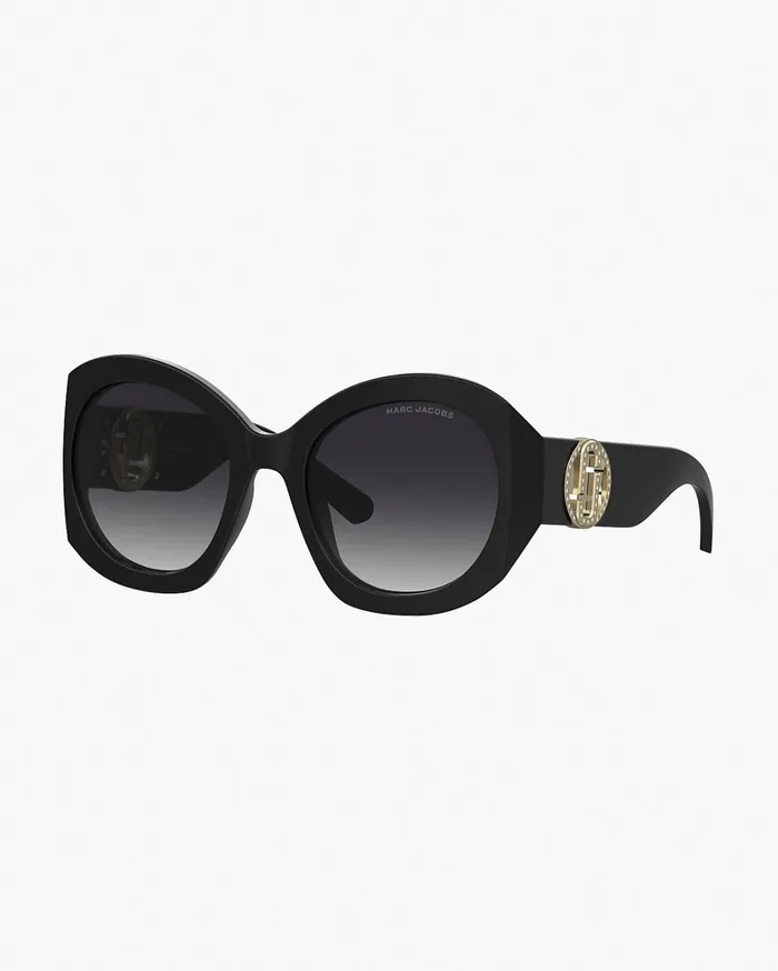 Marc Jacobs Sunglasses Women The Crystal J Marc Oversized Sunglasses Black