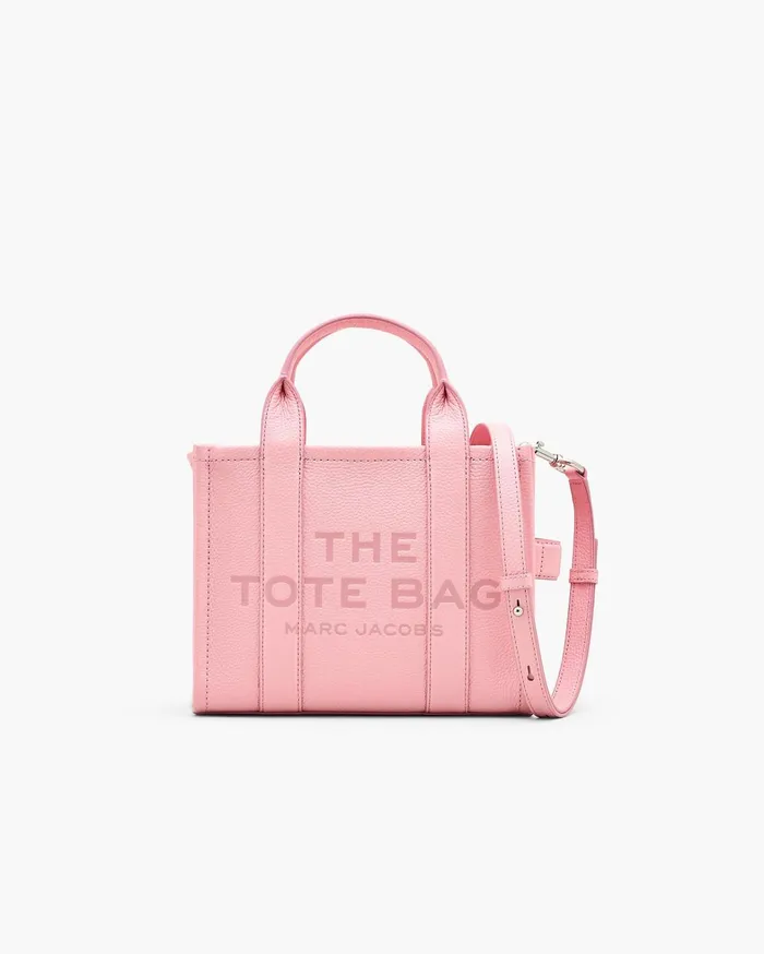 Marc Jacobs The Tote Bag Women The Leather Small Tote Bag Ribbon Pink