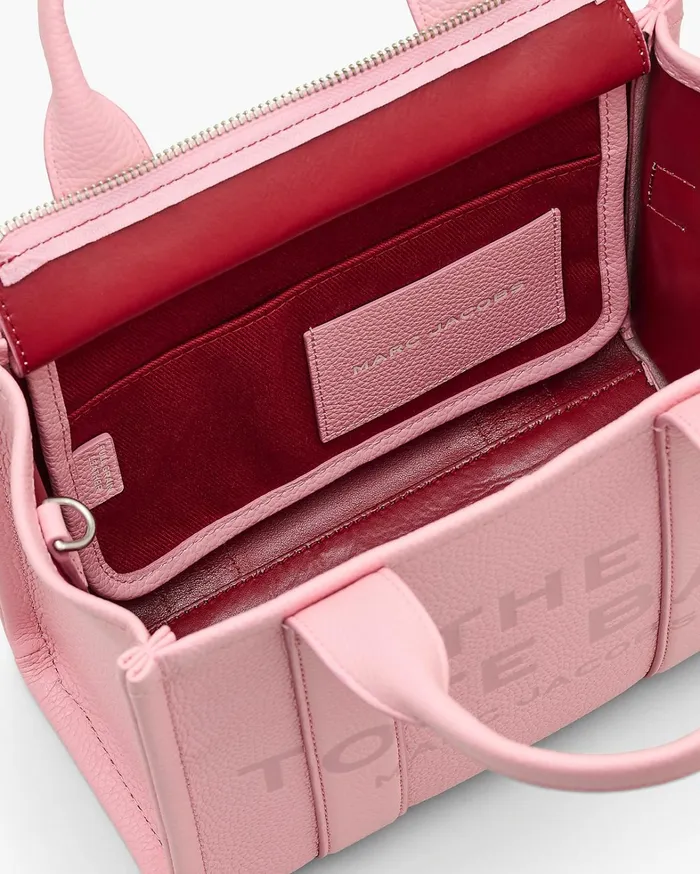 Marc Jacobs The Tote Bag Women The Leather Small Tote Bag Ribbon Pink