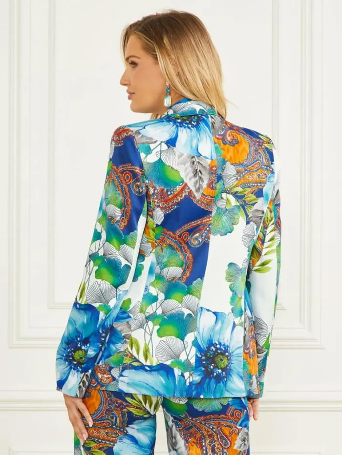 Marciano Lucy Printed Blazer Lucky Charm Print Women Jackets Marciano Lucy Printed Blazer Lucky Charm Print Women Jackets