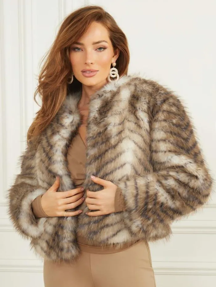 Marciano Nerissa FauxFur Jacket Nerissa Fancy Multi Women Jackets
