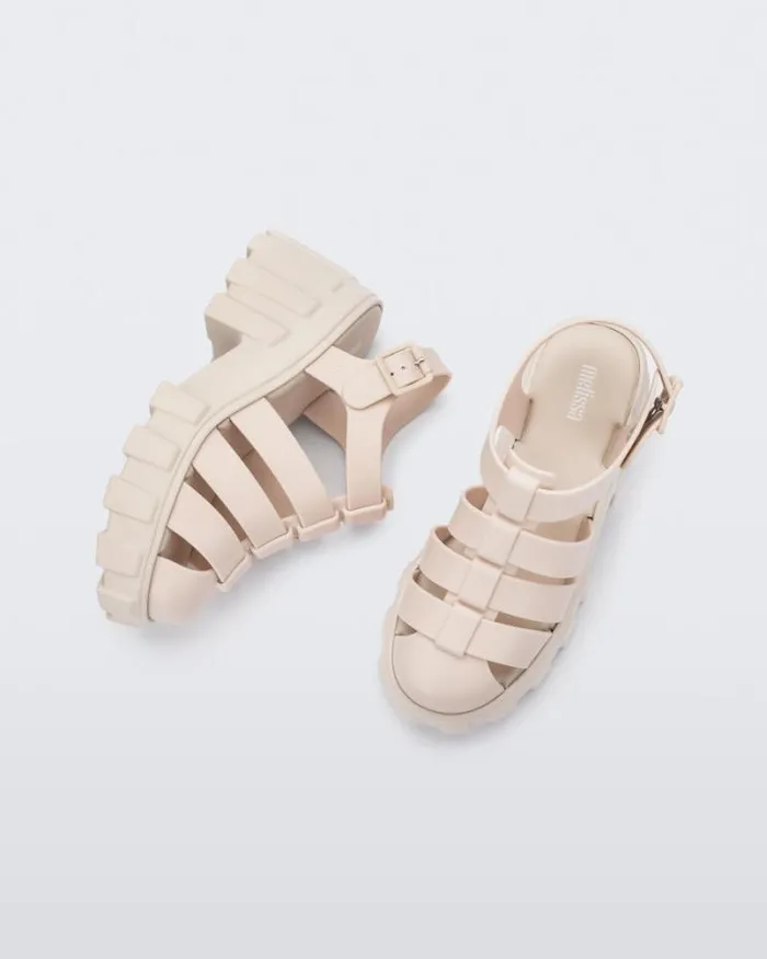 Megan Beige Women Melissa Platforms