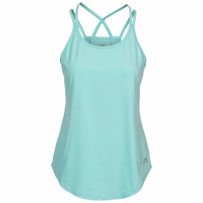 Meghan Sleeveless Active Tshirt Tropical Marl Women Trespass Gym and Sports Tops