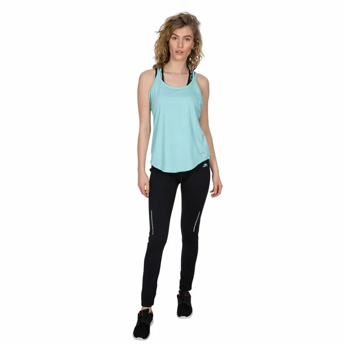 Meghan Sleeveless Active Tshirt Tropical Marl Women Trespass Gym and Sports Tops Meghan Sleeveless Active Tshirt Tropical Marl Women Trespass Gym and Sports Tops