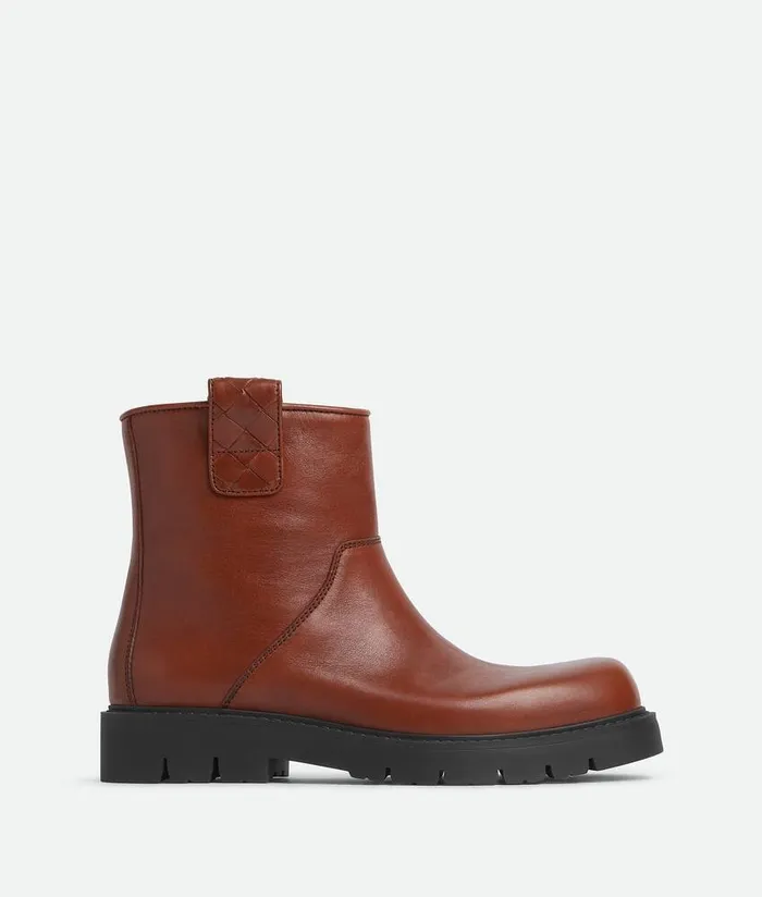 Men Bottega Veneta Boots Haddock Ankle Boot Sequoia