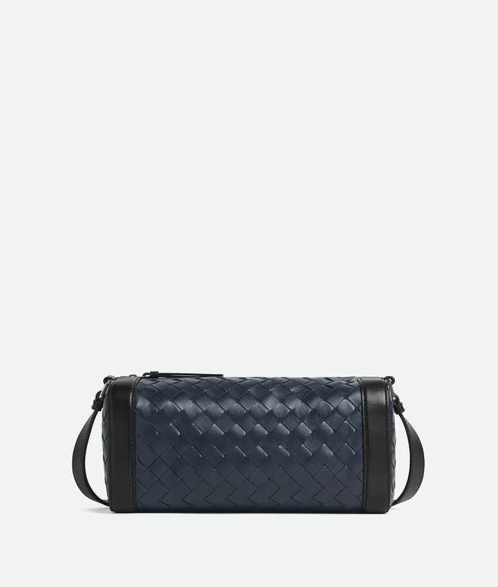Men Bottega Veneta Crossbody Brick Intrecciato Spaceblack