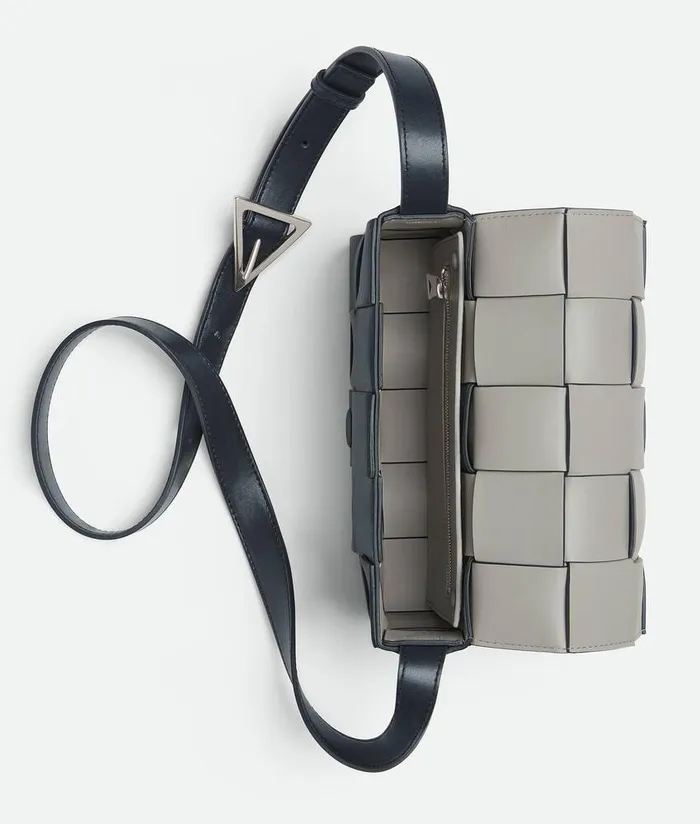 Men Bottega Veneta Crossbody Cassette Shadowsterling
