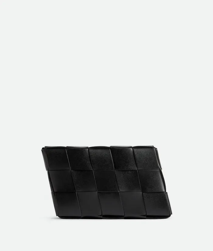 Men Bottega Veneta Crossbody Speed Cassette Black