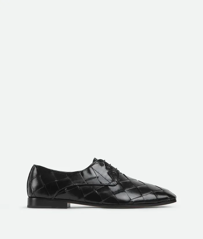 Men Bottega Veneta LaceUps Roma LaceUp Shoe Black