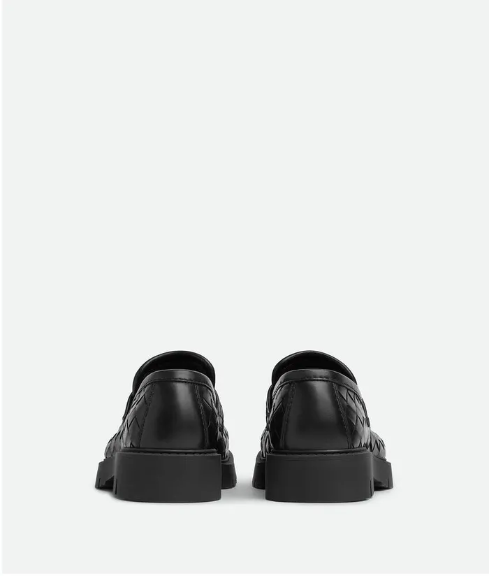 Men Bottega Veneta Loafers Haddock Loafer Black