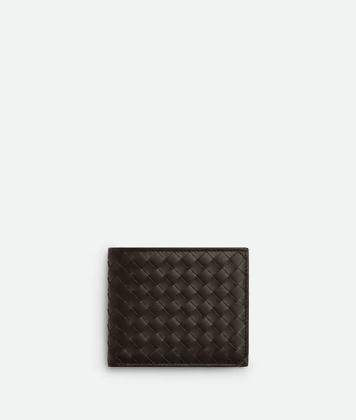 Men Bottega Veneta Small Wallets Intrecciato Piccolo BiFold Wallet With Coin Purse Fondant Men Bottega Veneta Small Wallets Intrecciato Piccolo BiFold Wallet With Coin Purse Fondant
