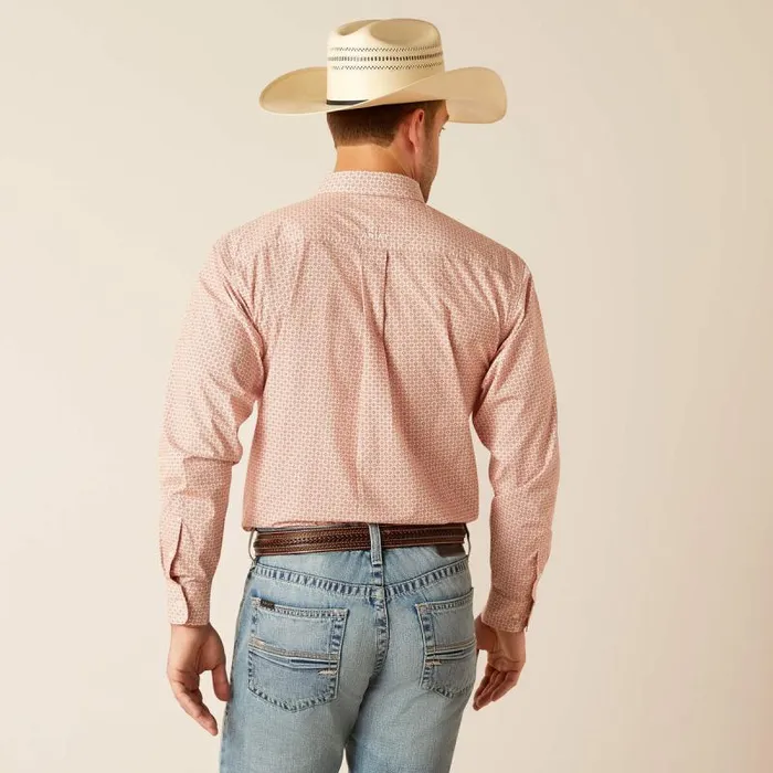 Men Button Down Shirts Ariat Derrick Classic Fit Shirt Ginger Nut Men Button Down Shirts Ariat Derrick Classic Fit Shirt Ginger Nut