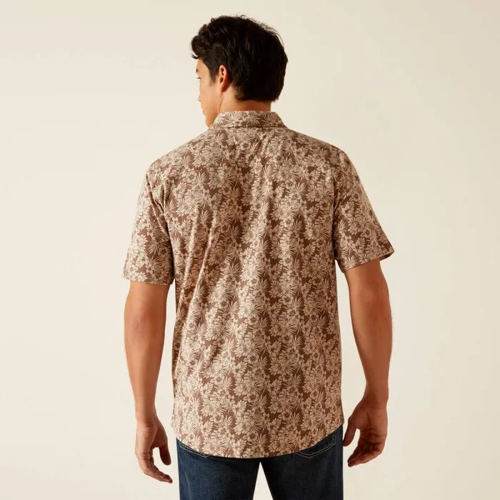 Men Button Down Shirts Ariat Retro Button Down Shirt Desert Mocha Men Button Down Shirts Ariat Retro Button Down Shirt Desert Mocha