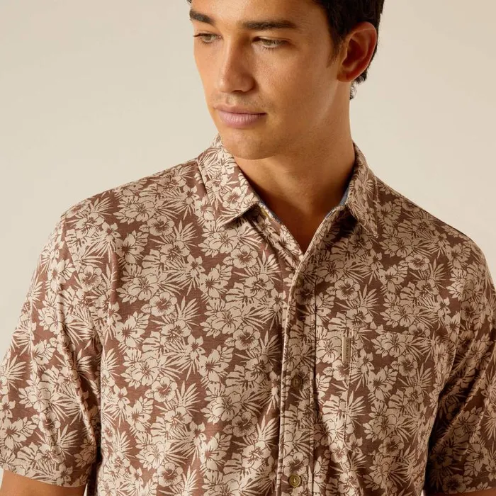 Men Button Down Shirts Ariat Retro Button Down Shirt Desert Mocha Men Button Down Shirts Ariat Retro Button Down Shirt Desert Mocha