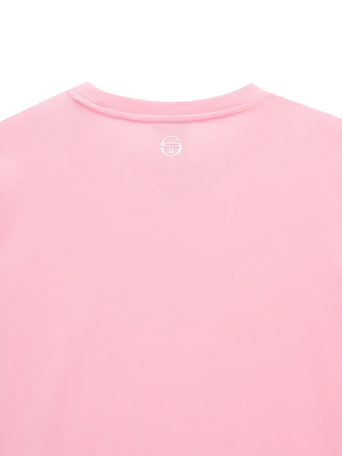 Men Court Styles Sergio Tacchini Daily Tuft TShirt Light Pink
