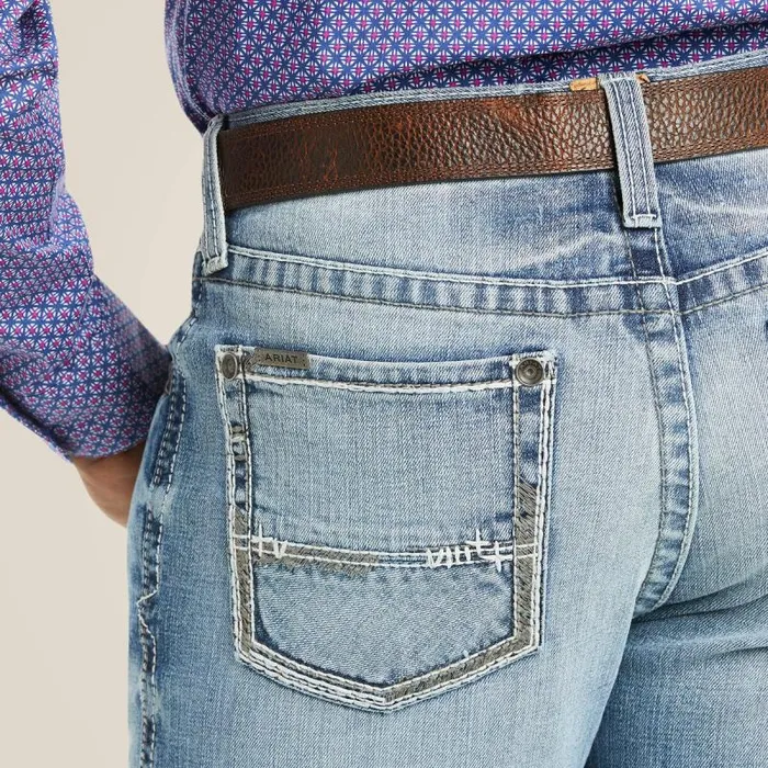 Men Denim Ariat M2 Relaxed Stirling Stretch Boot Cut Jean Shasta Men Denim Ariat M2 Relaxed Stirling Stretch Boot Cut Jean Shasta