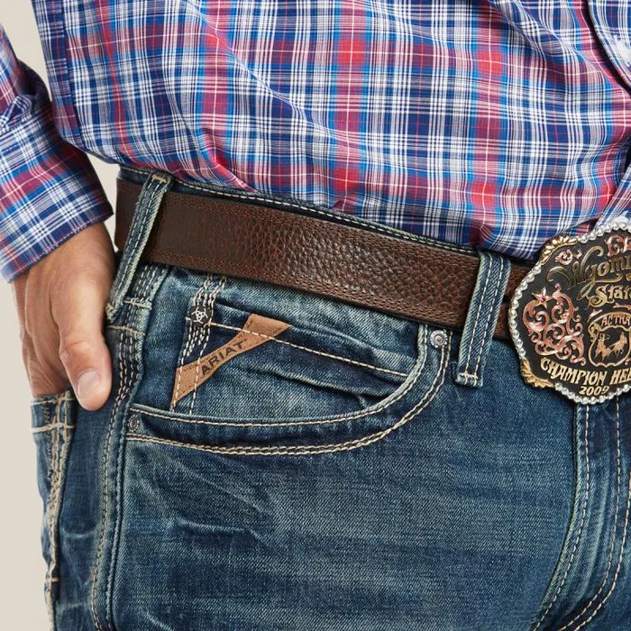 Men Denim Ariat M4 Low Rise Boundary Boot Cut Jean Gulch Men Denim Ariat M4 Low Rise Boundary Boot Cut Jean Gulch