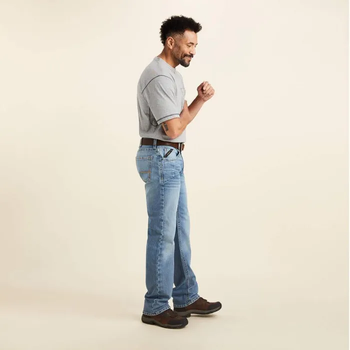 Men Denim Ariat Rebar M5 Straight DuraStretch Edge Straight Leg Jean Merced Men Denim Ariat Rebar M5 Straight DuraStretch Edge Straight Leg Jean Merced