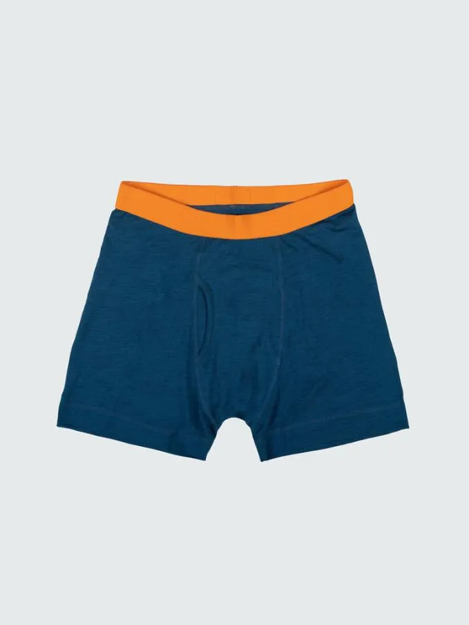 Men Eddy Merino Wool Boxers Kingfisher Copper Finisterre Base Layers and Underwear Men Eddy Merino Wool Boxers Kingfisher Copper Finisterre Base Layers and Underwear
