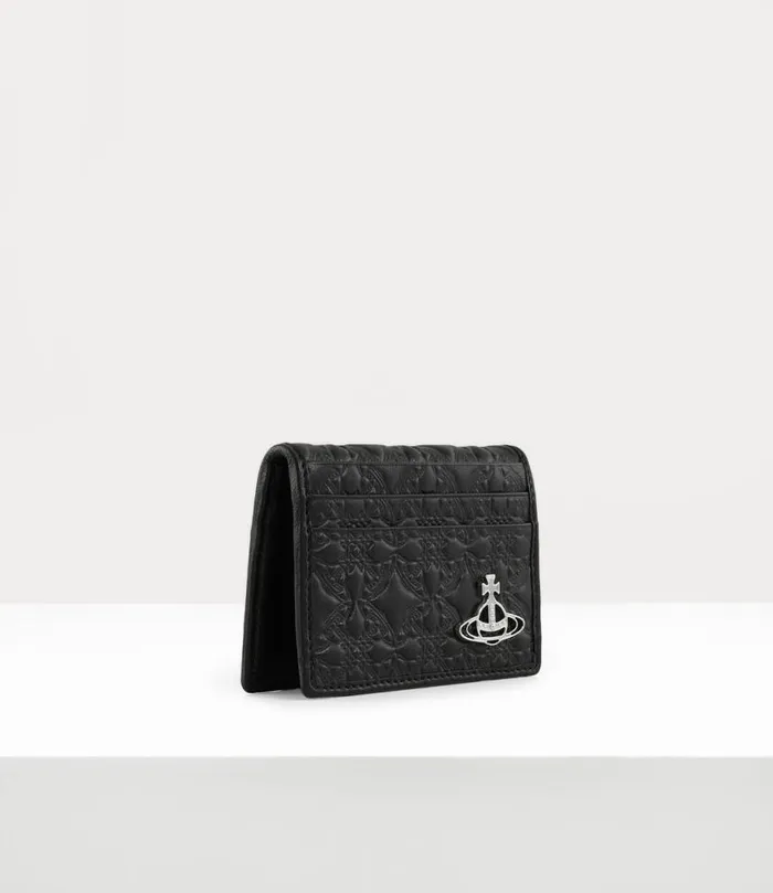 Men Embossed Man Card Holder Black Vivienne Westwood Wallets Men Embossed Man Card Holder Black Vivienne Westwood Wallets